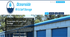 Desktop Screenshot of oceansidervandselfstorage.com